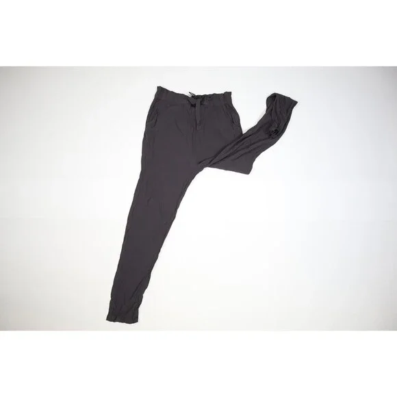 Bel Kazan Womens Ash Gray Drawstring Waist Tapered Leg Pull On Belem Pants S - Picture 3 of 12